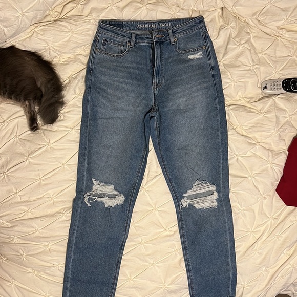 AE mom jeans size 6 long - Picture 2 of 4